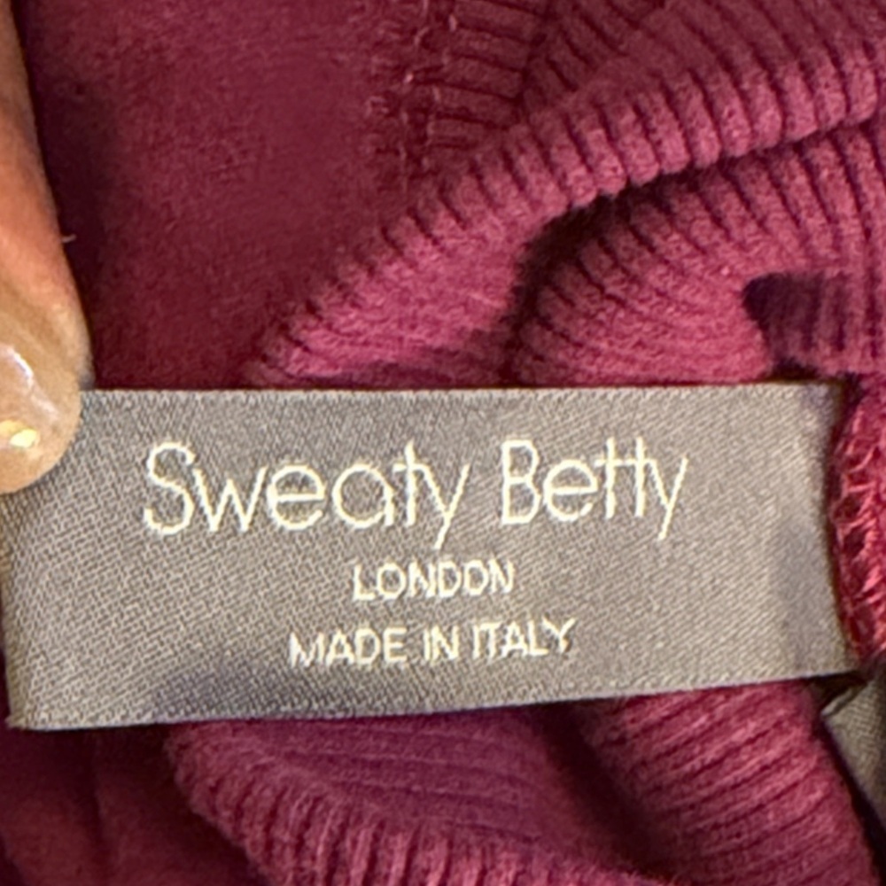 Sweaty Betty Melody Luxe Fleece Long Sleeve Turtleneck Sweatshirt Size 6 - Picture 7 of 8